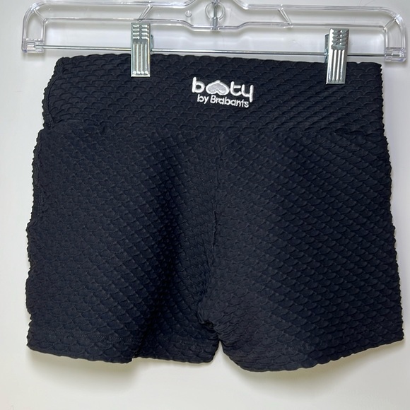 Booty by Brabants Black Croco Skin Booty Shorts - Picture 2 of 5